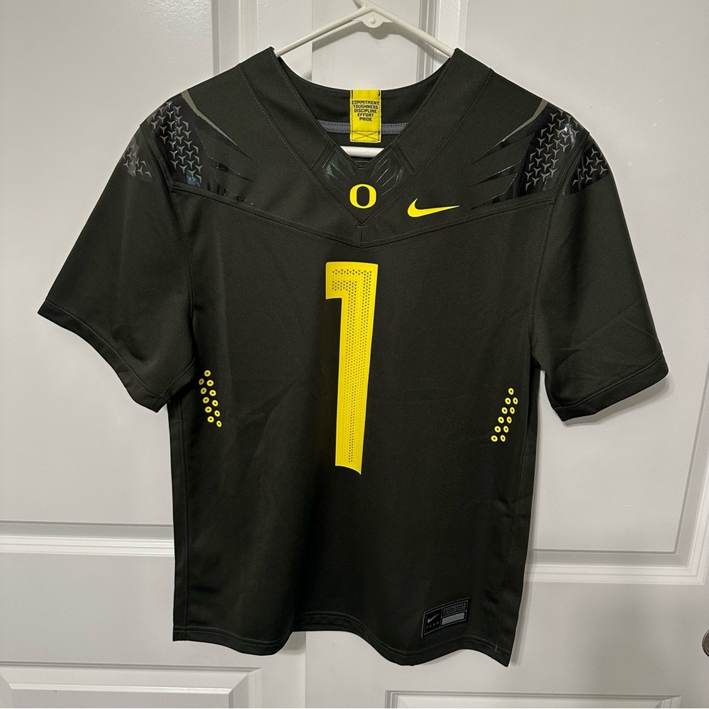 Nike Oregon Ducks Youth Vapor Fusion Football Jersey Size L NWOT